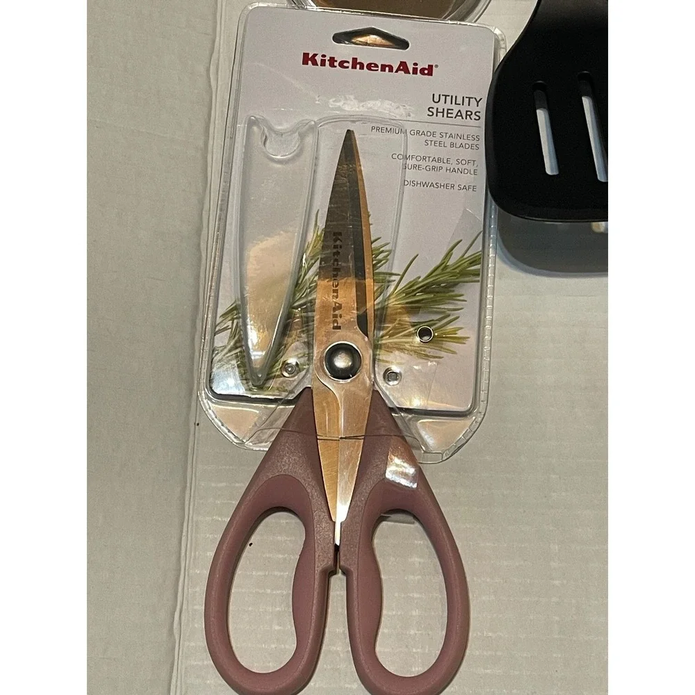 KitchenAid Kitchen Tool/Gadget 12 piece Set Rose Pink Grater Peeler Shears New